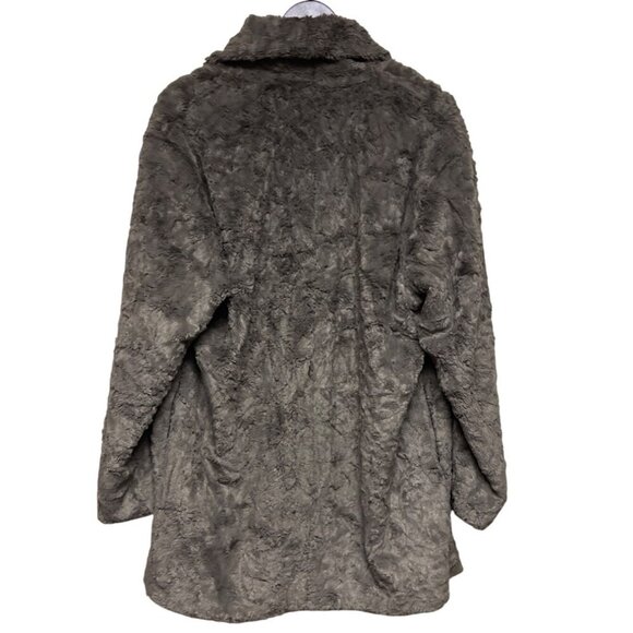 ASTR the Label Women's Skylar Faux Fur Open Front Jacket  Medium Brown Revolve - Picture 3 of 9